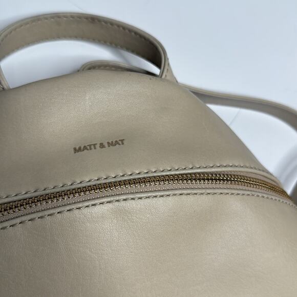 Matt & Nat Aries Vegan Backpack in Ivory main image 9